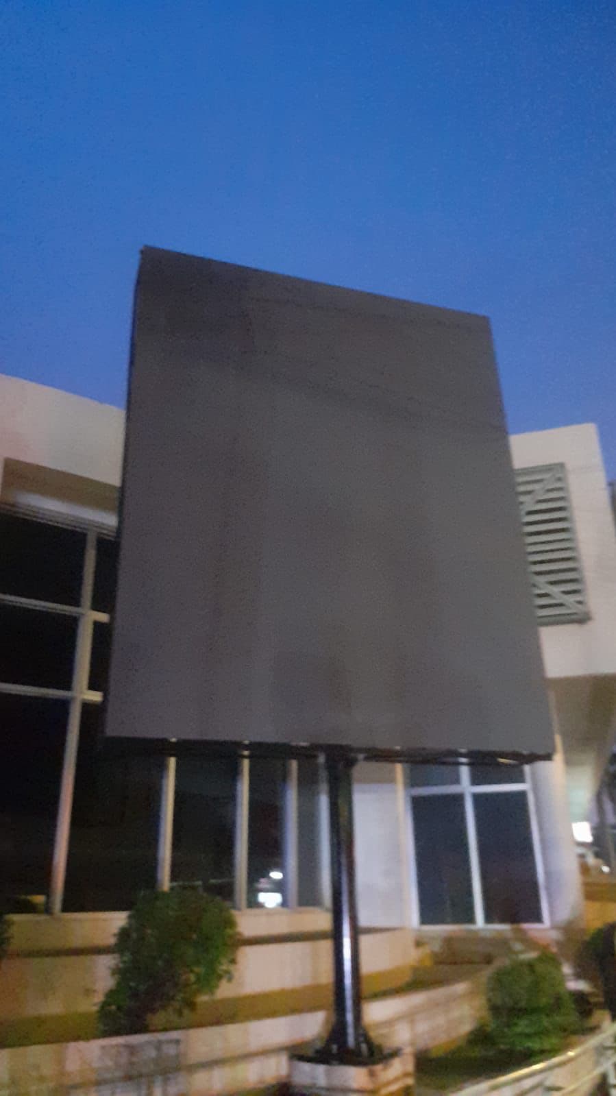 Freestanding LED tower